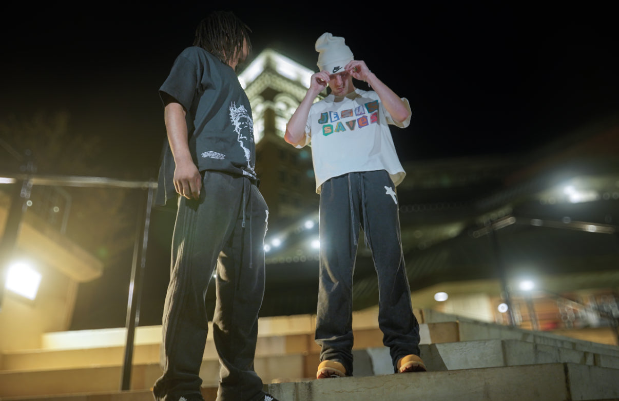 (PRE ORDER) Baggy Acid Washed Sweats