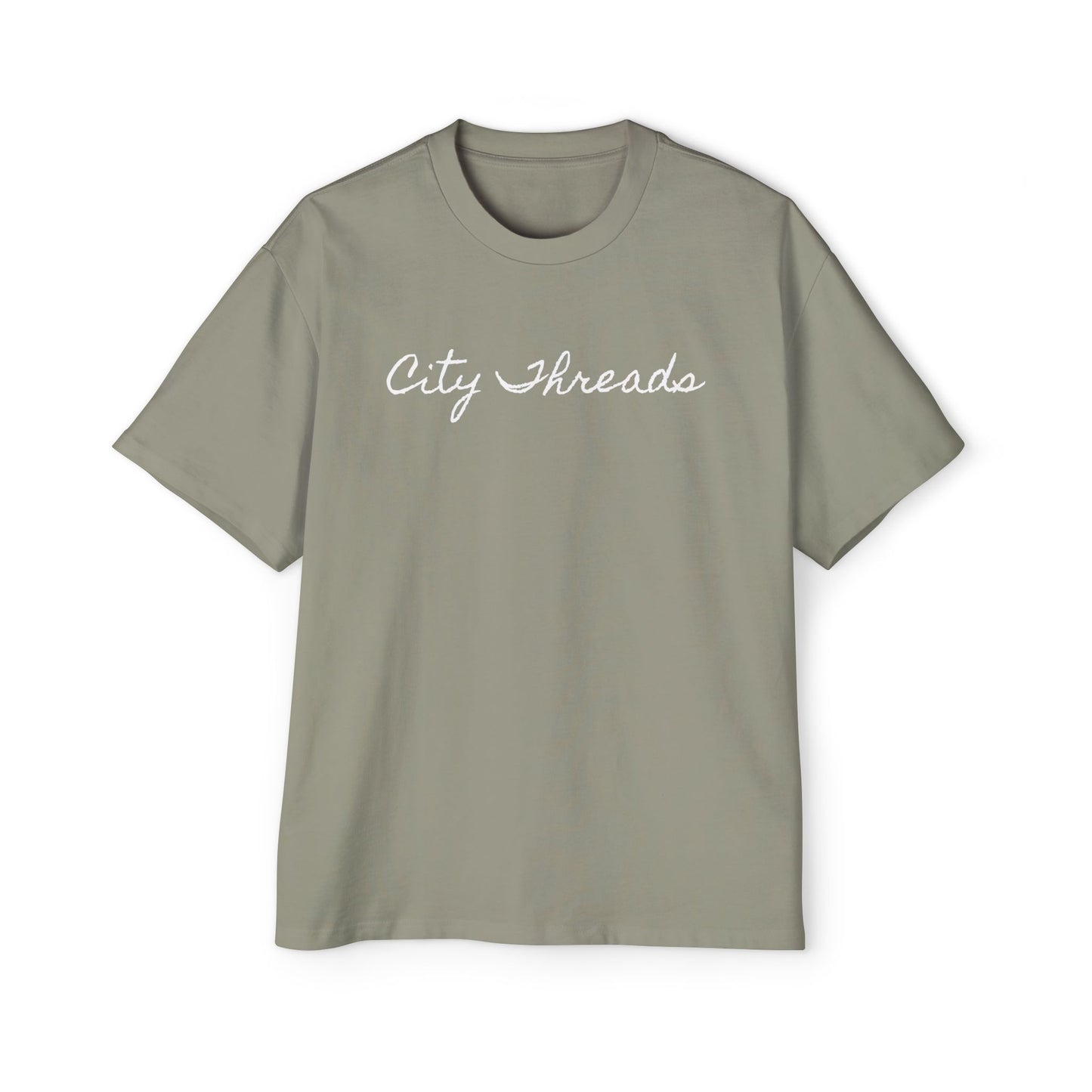 Men's Heavy Oversized Tee "City Threads"