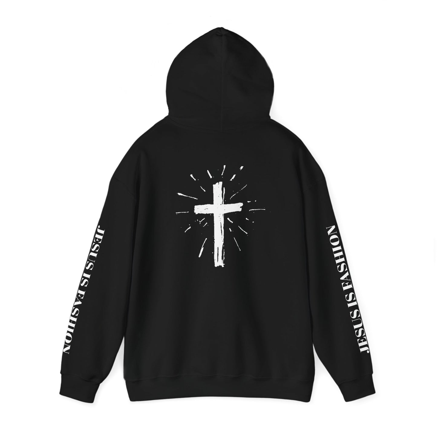 Unisex 50% polyester Hoodie "Jesus is Fashion"