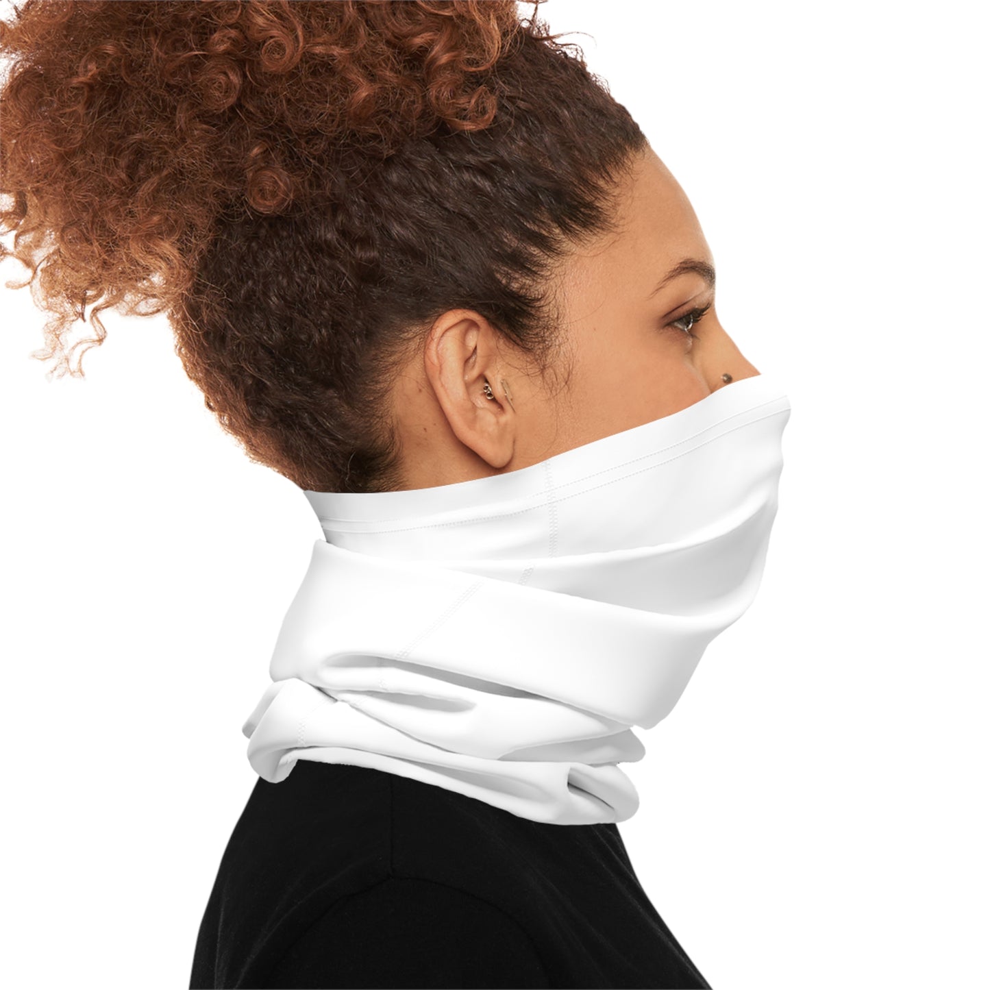 White "City Threads" Neck Gaiter