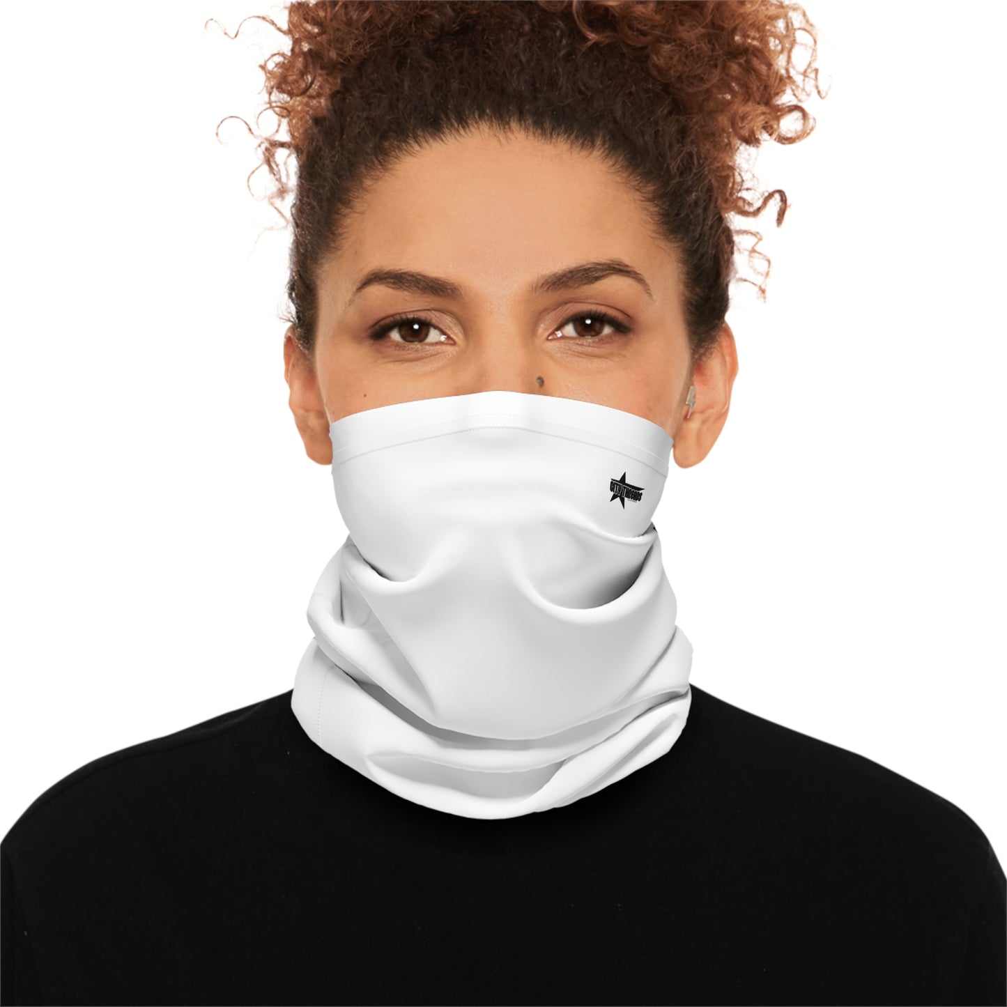 White "City Threads" Neck Gaiter