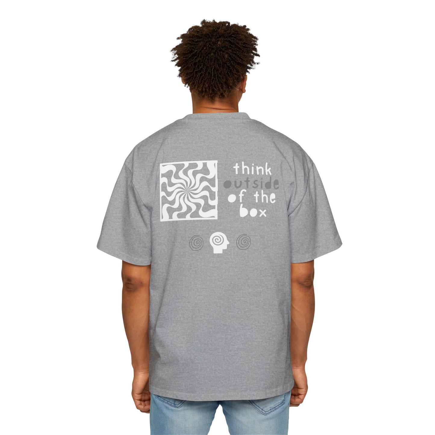 Men's Oversized Tee - "Average is Boring"