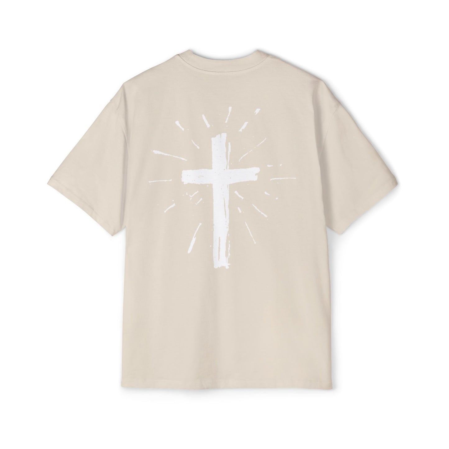 Men's Heavy Oversized Tee "Jesus is Fashion"