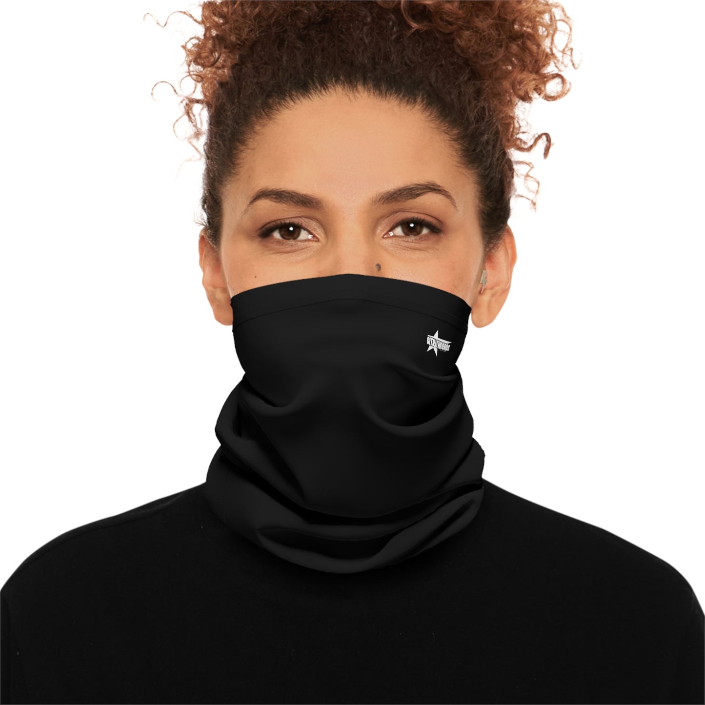 Black "City Threads" Neck Gaiter