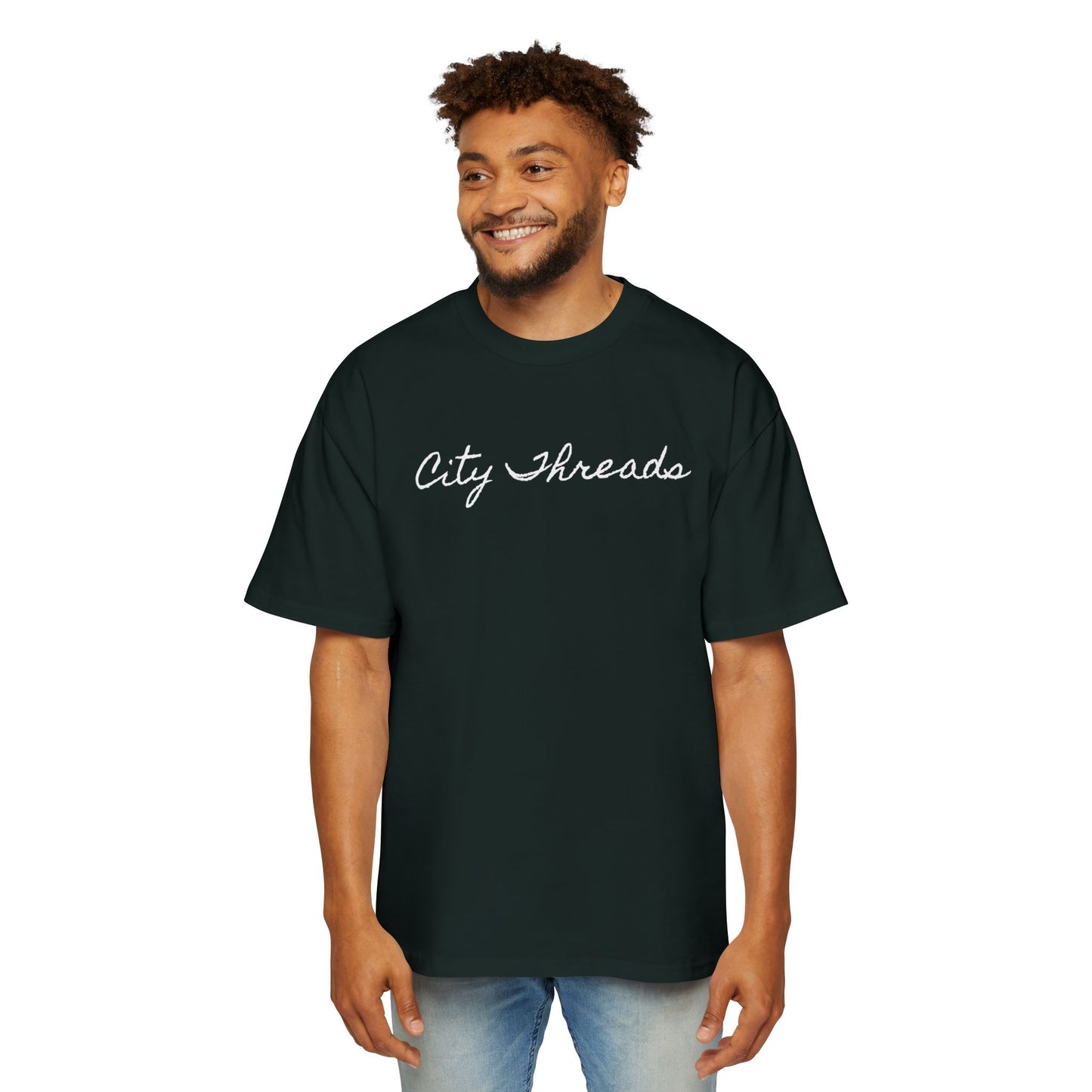 Men's Heavy Oversized Tee "City Threads"