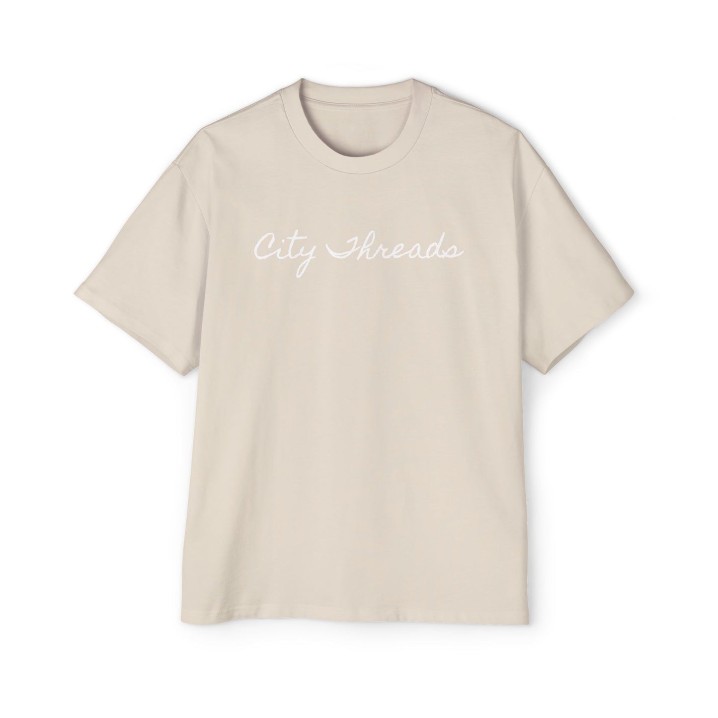 Men's Heavy Oversized Tee "City Threads"