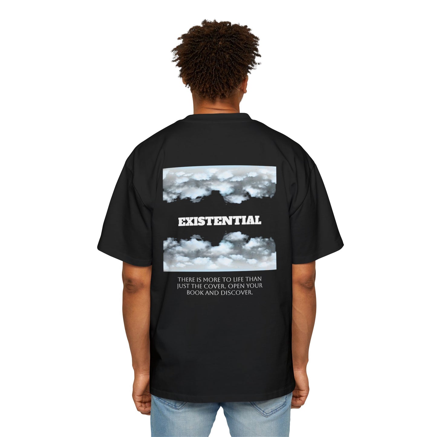 Men's Heavy Oversized Tee "MORE 2 LYFE"