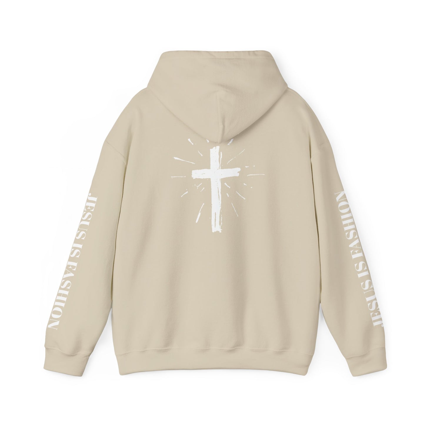 Unisex 50% polyester Hoodie "Jesus is Fashion"