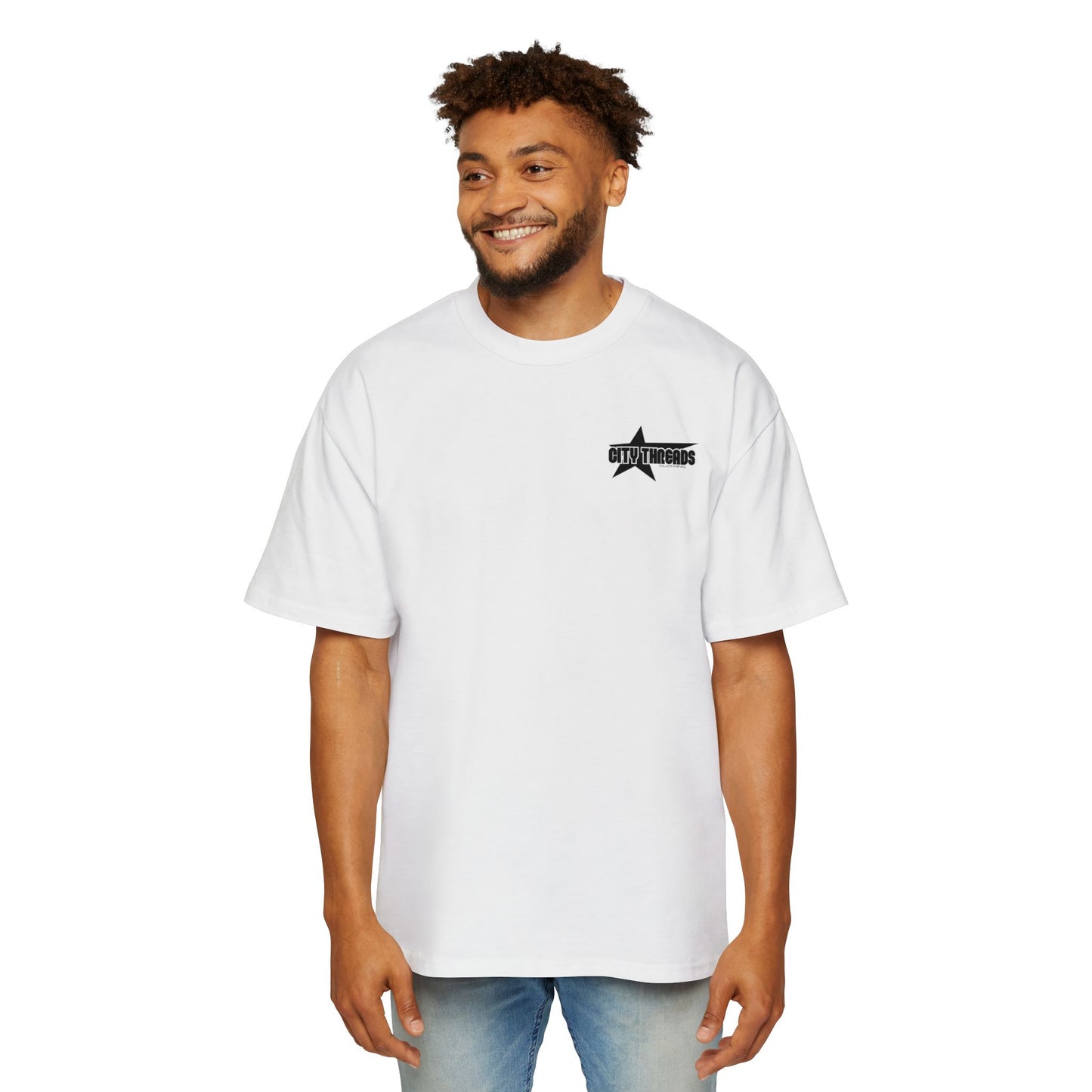 Men's Heavy Oversized Tee - City Threads