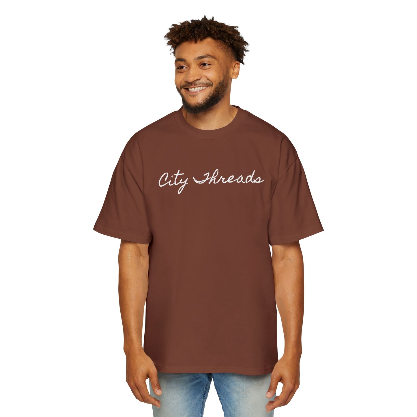 Men's Heavy Oversized Tee "City Threads"