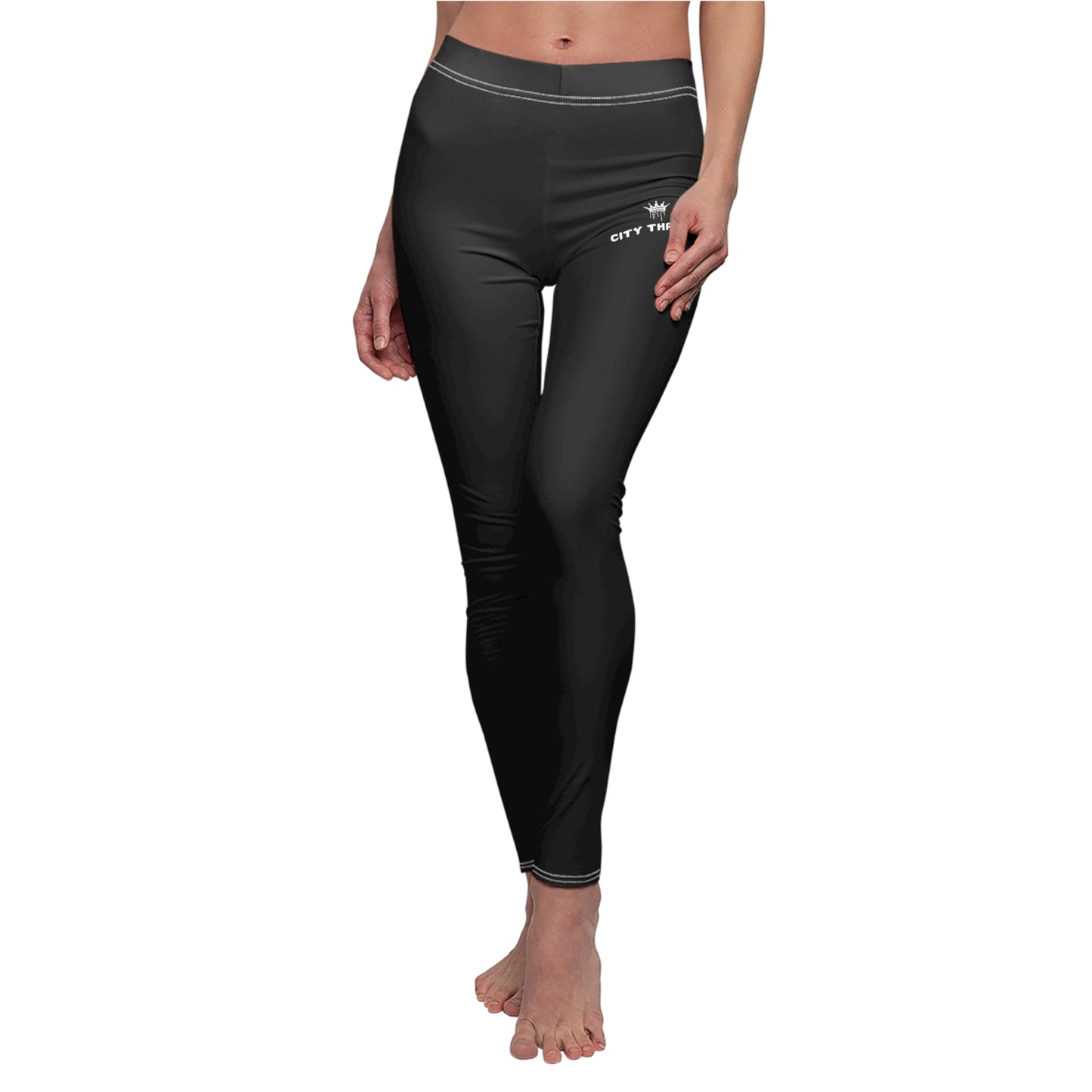 Women's Casual Leggings (BLACK)