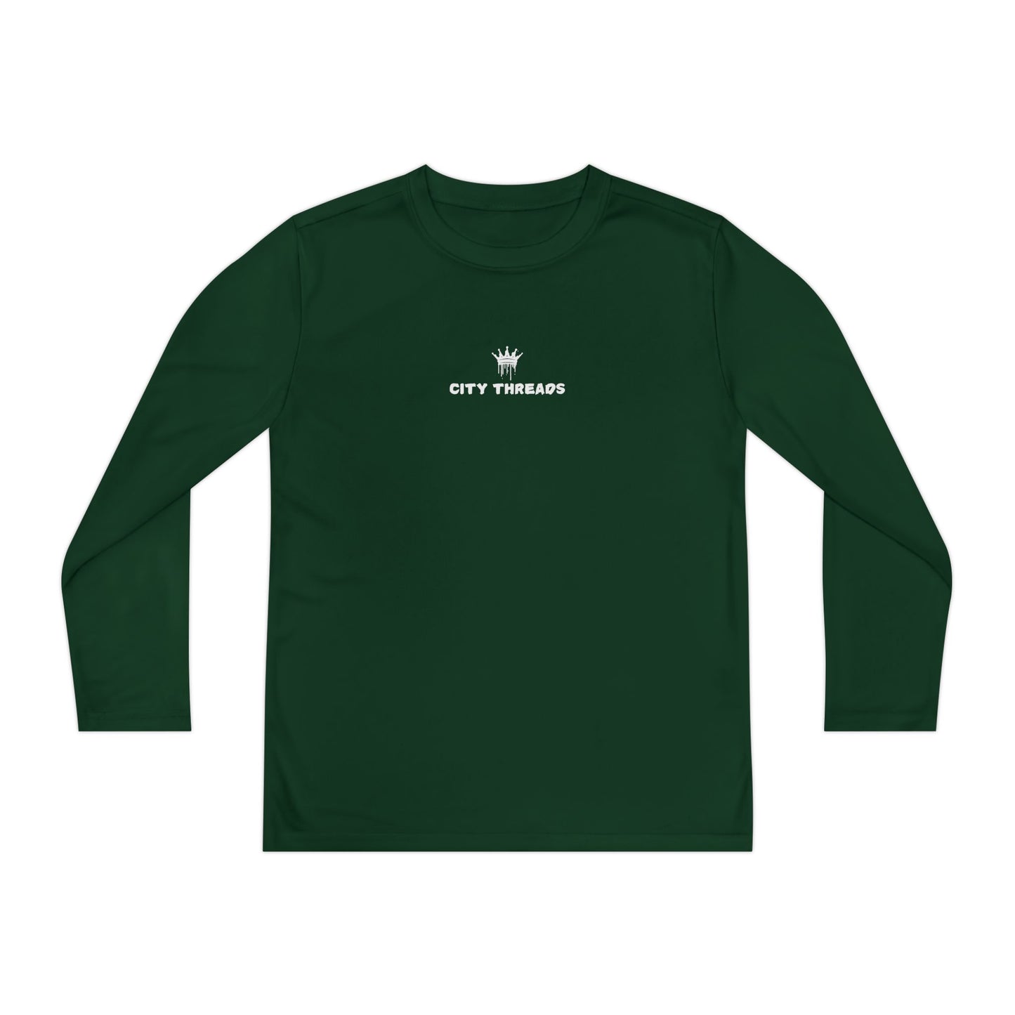 Multi Colors (white letters) - Youth Athletic Long Sleeve