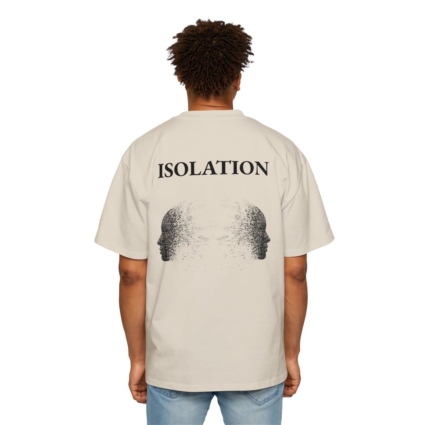 Men's Heavy Oversized Tee "Isolation"