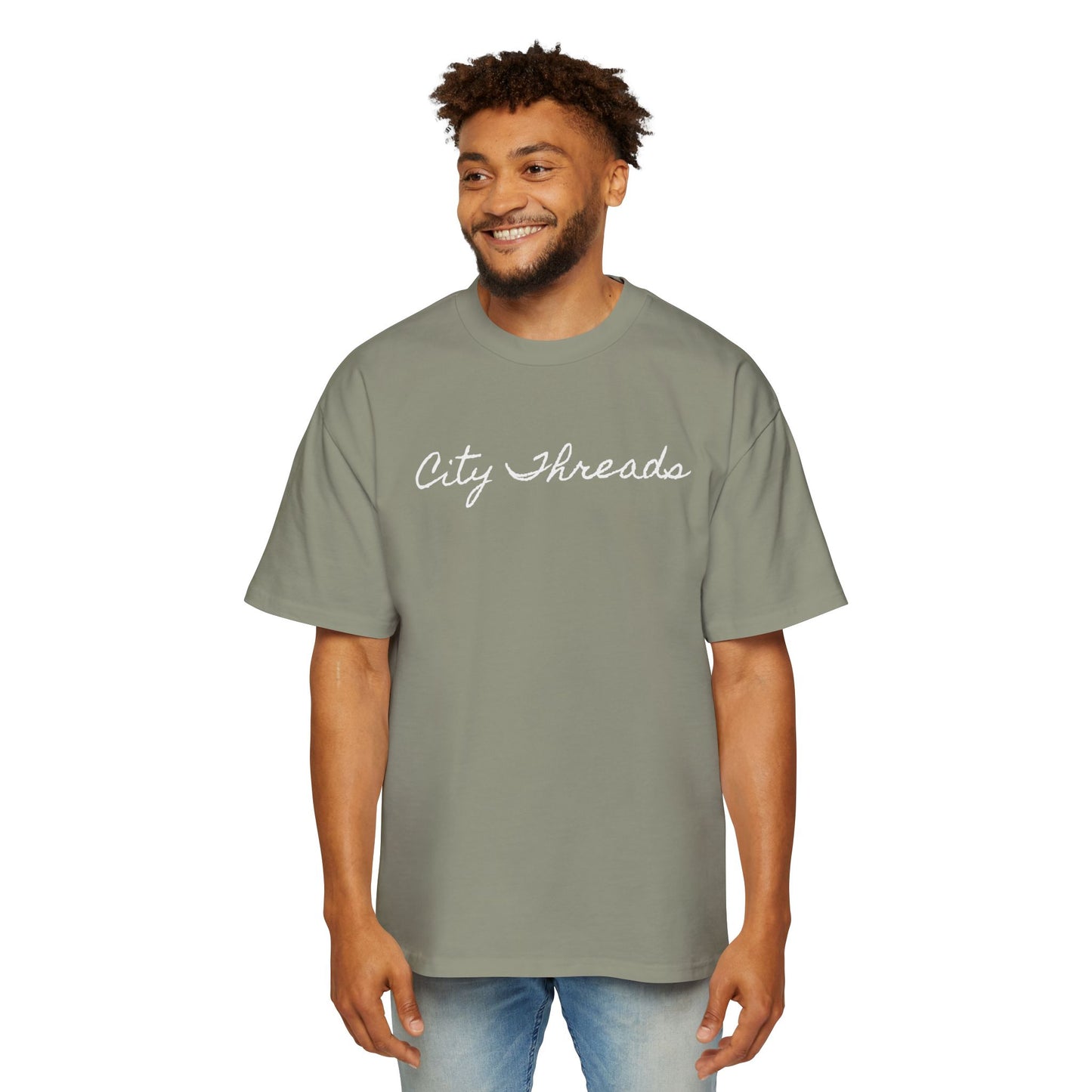 Men's Heavy Oversized Tee "City Threads"