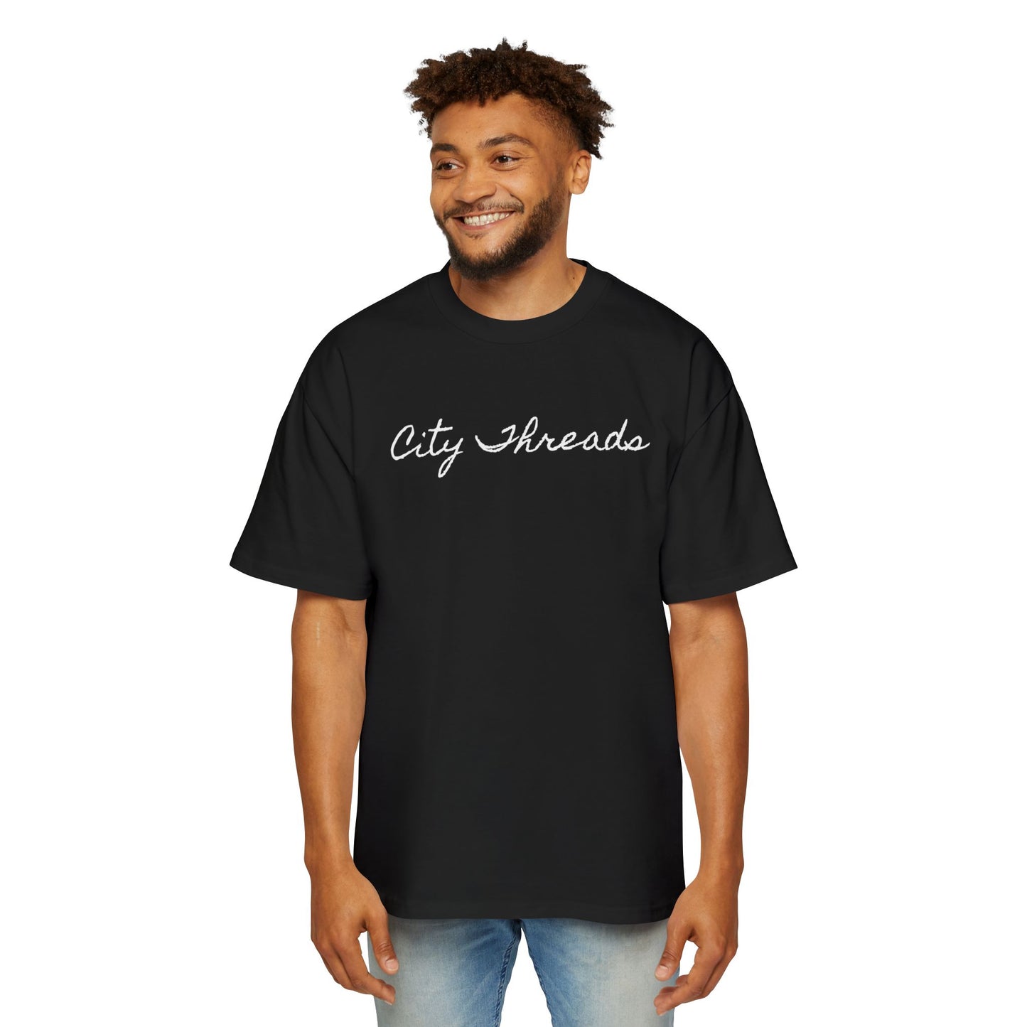 Men's Heavy Oversized Tee "City Threads"