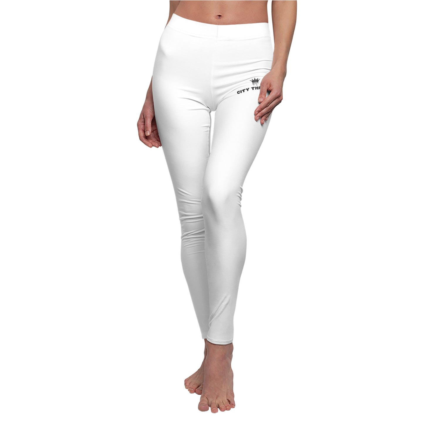 Women's Casual Leggings (WHITE)