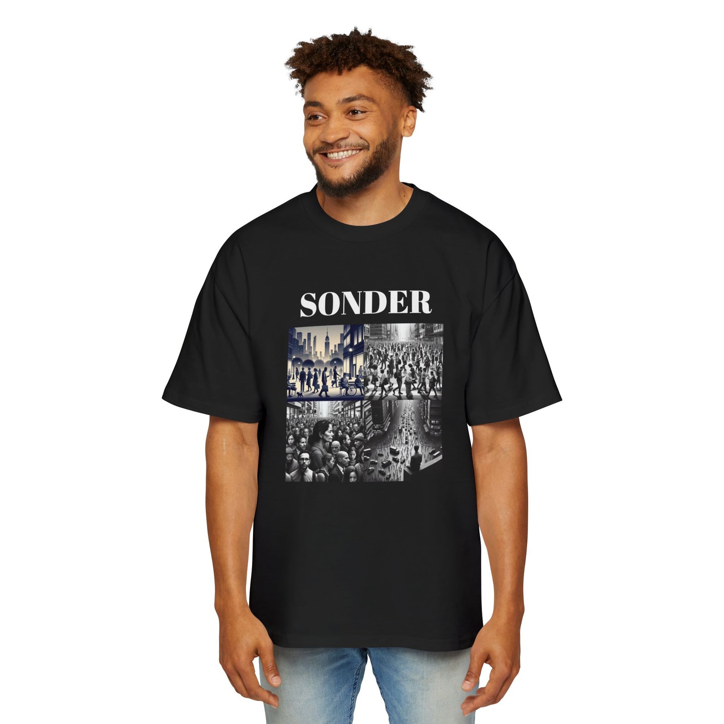 Men's Heavy Oversized Tee "Sonder"