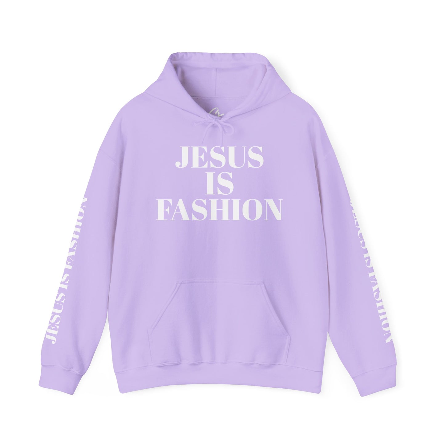 Unisex 50% polyester Hoodie "Jesus is Fashion"