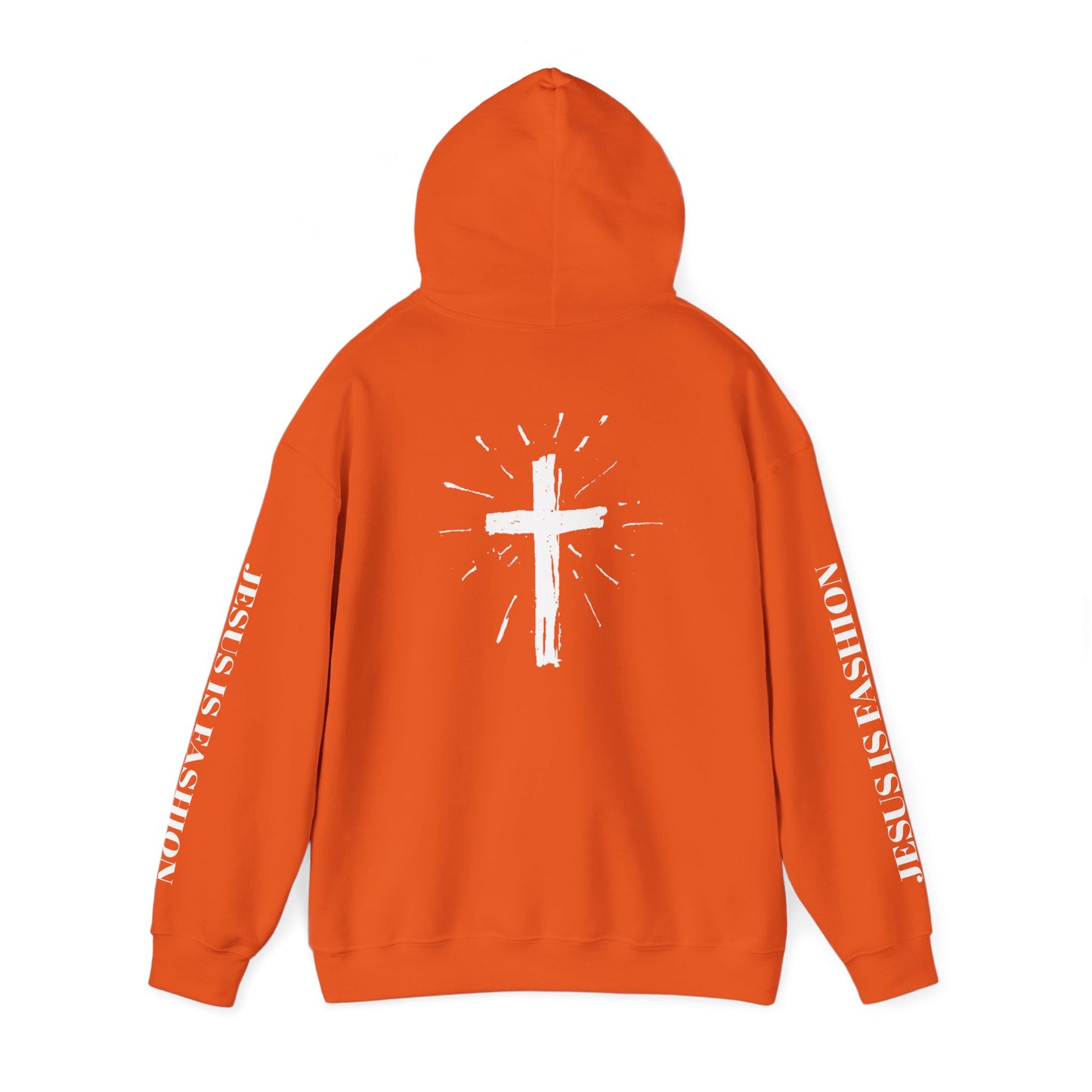 Unisex 50% polyester Hoodie "Jesus is Fashion"