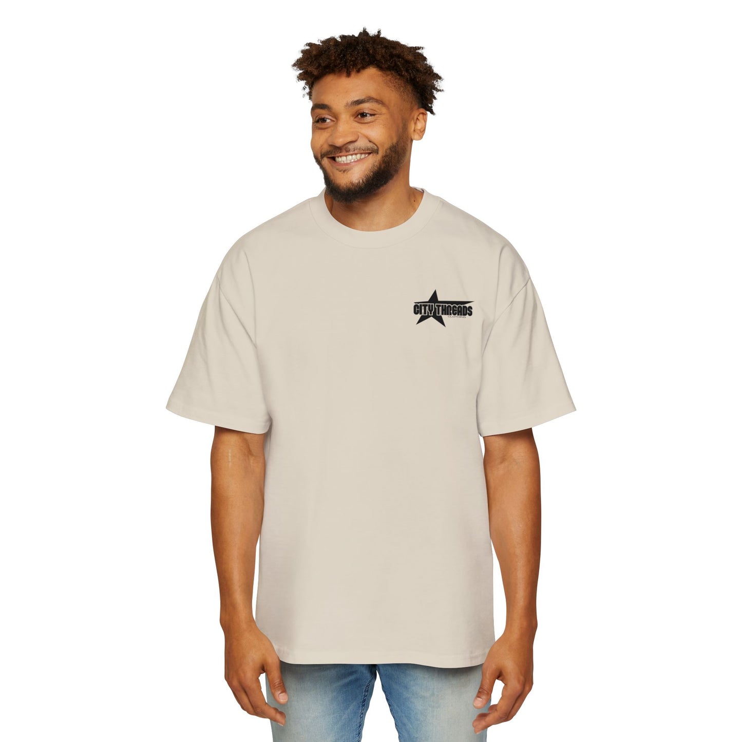 Men's Heavy Oversized Tee - City Threads