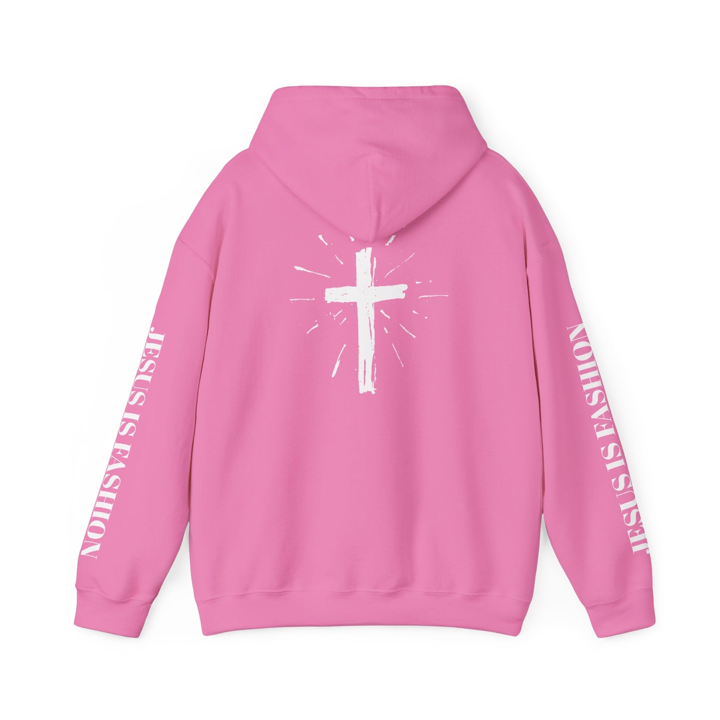 Unisex 50% polyester Hoodie "Jesus is Fashion"