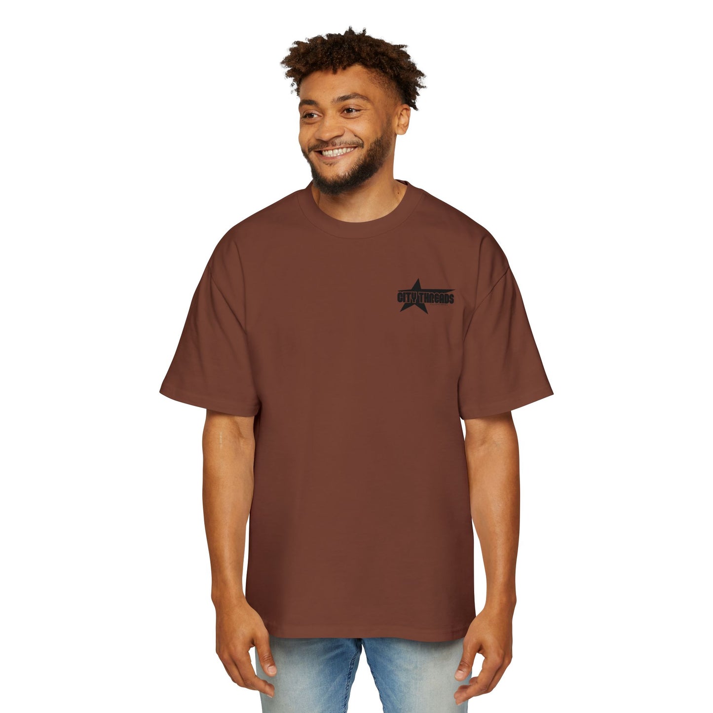 Men's Heavy Oversized Tee - City Threads