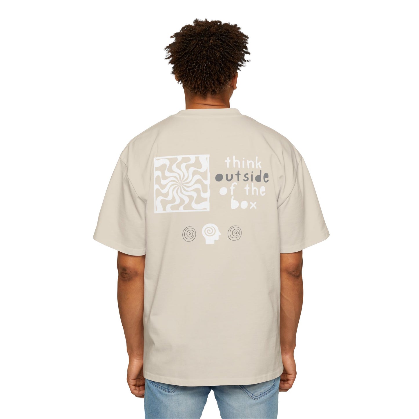 Men's Oversized Tee - "Average is Boring"