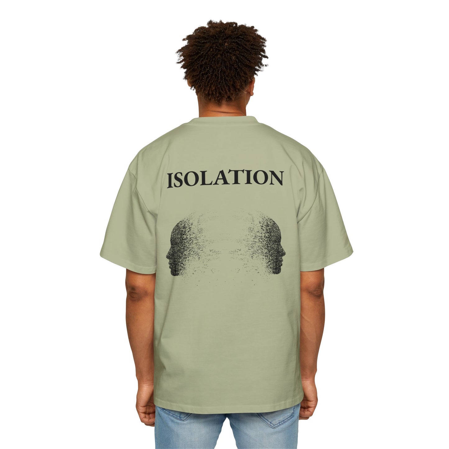 Men's Heavy Oversized Tee "Isolation"