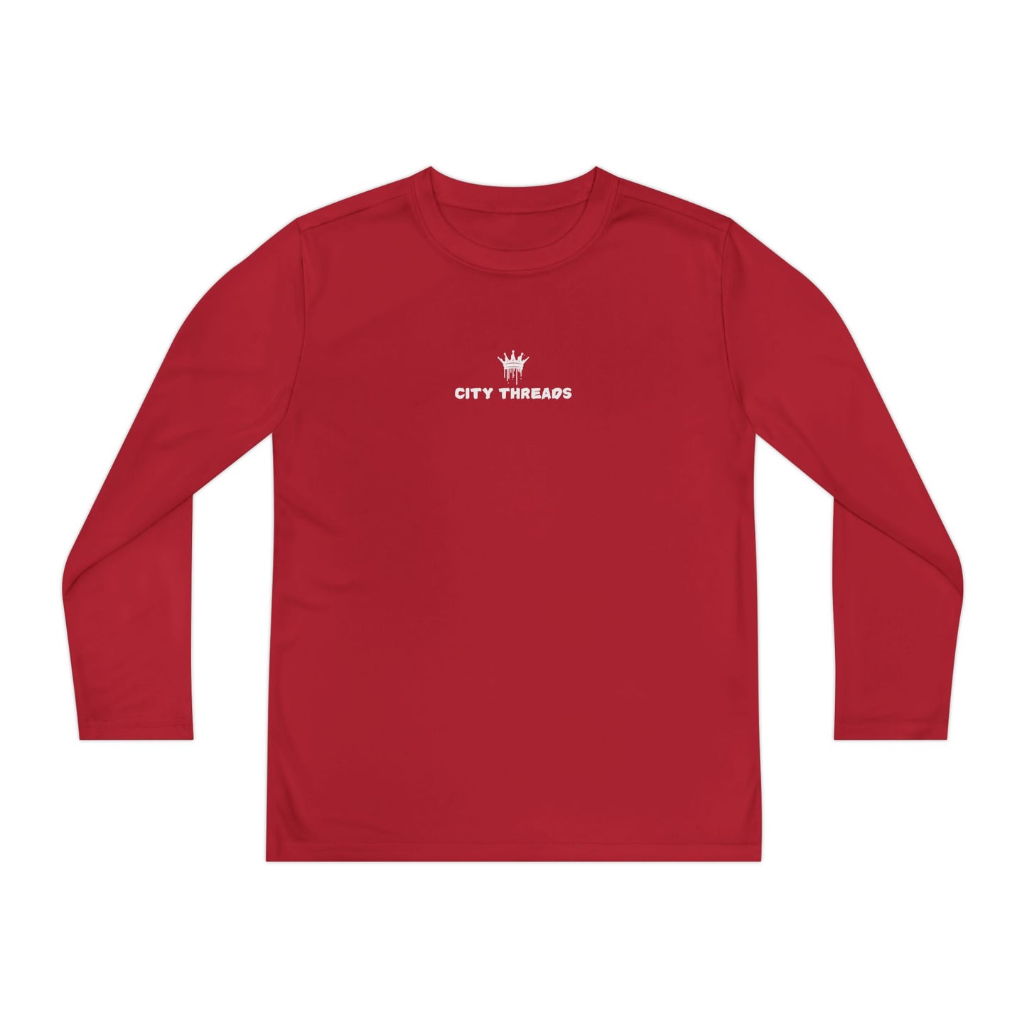 Multi Colors (white letters) - Youth Athletic Long Sleeve