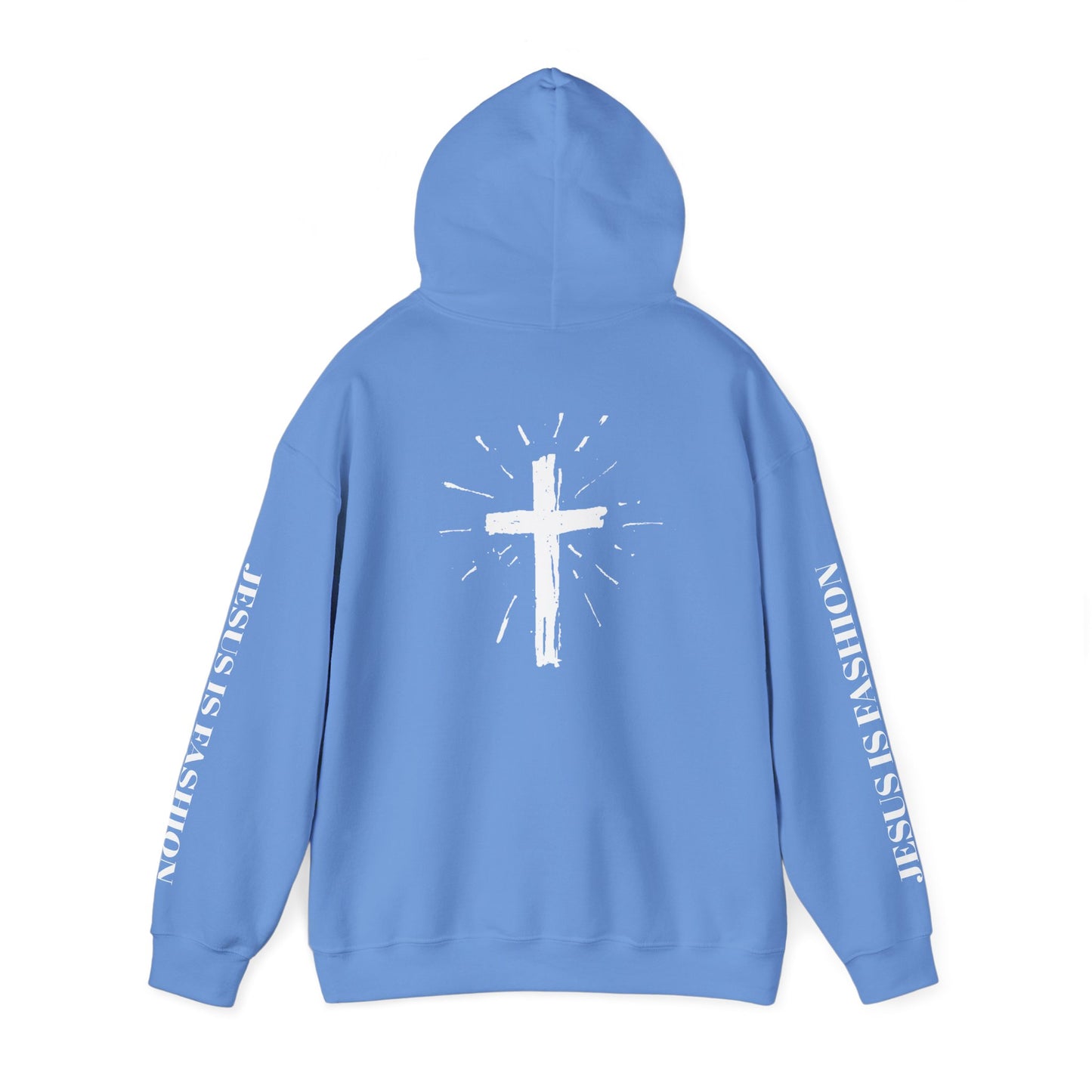 Unisex 50% polyester Hoodie "Jesus is Fashion"