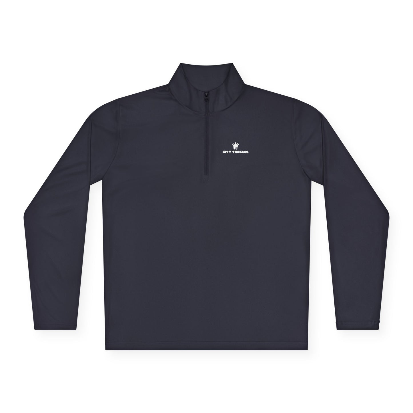 Unisex - Quarter-Zip Pullover (WHITE LETTERS)