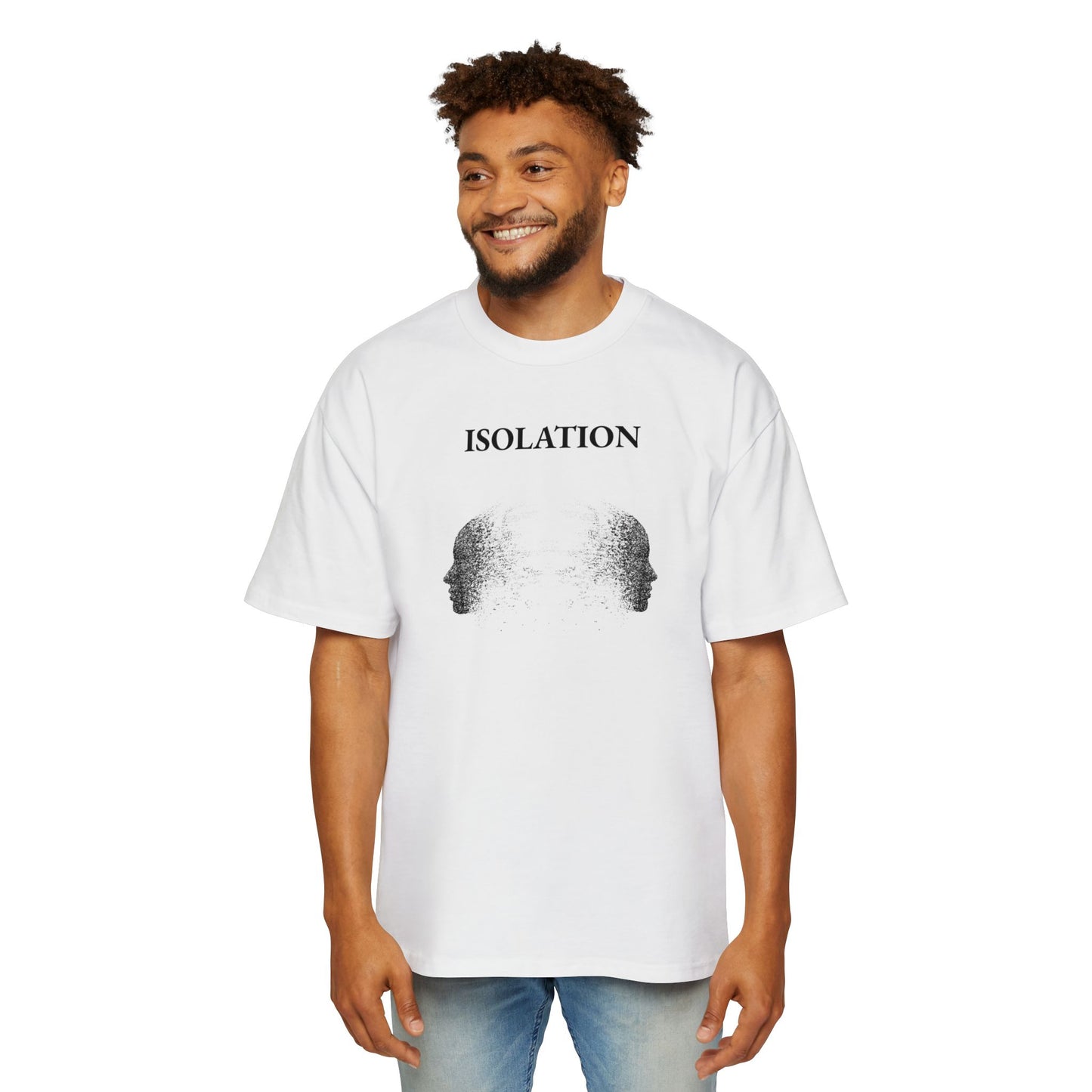 Men's Heavy Oversized Tee "Isolation"