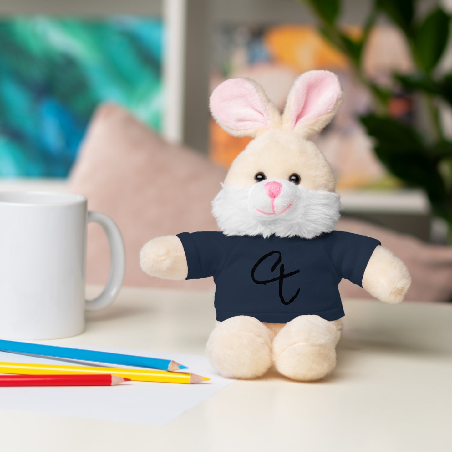 Stuffed Animals with "City Threads" tee