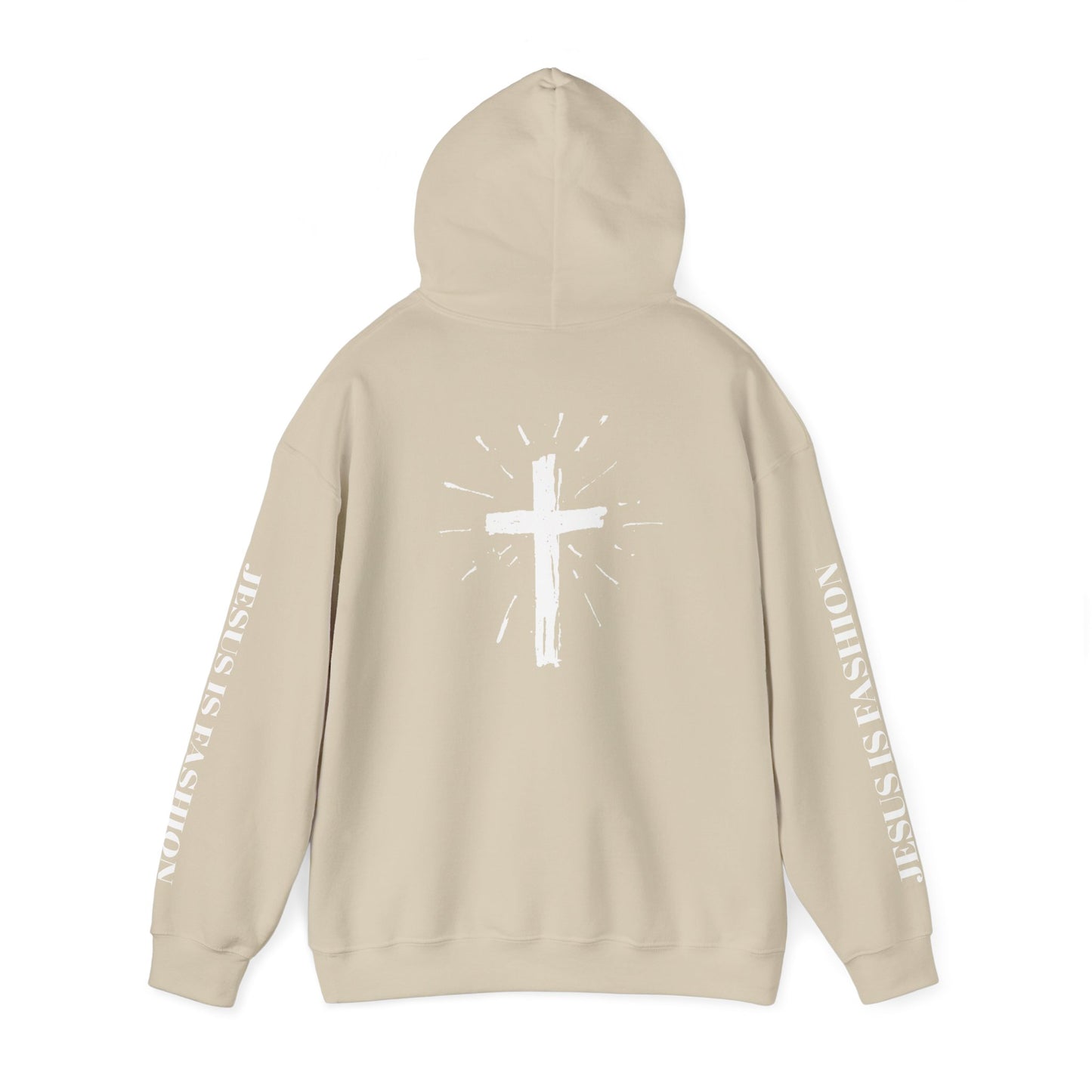 Unisex 50% polyester Hoodie "Jesus is Fashion"