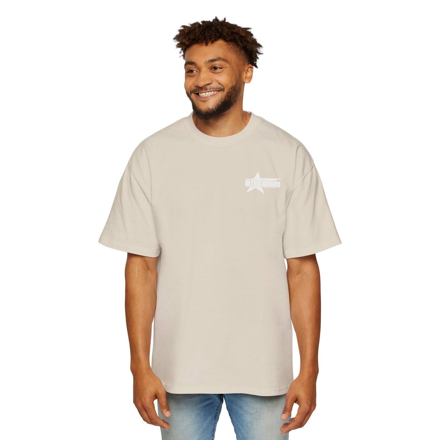 Men's Heavy Oversized Tee - City Threads