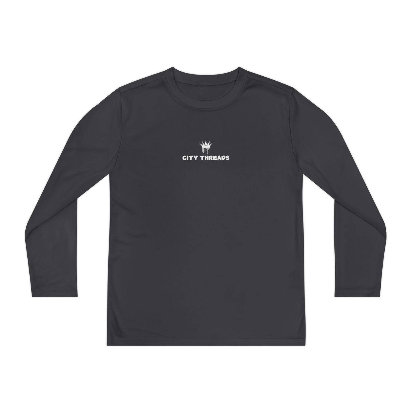 Multi Colors (white letters) - Youth Athletic Long Sleeve