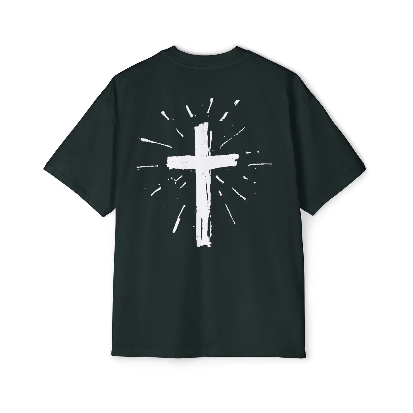 Men's Heavy Oversized Tee "Jesus is Fashion"