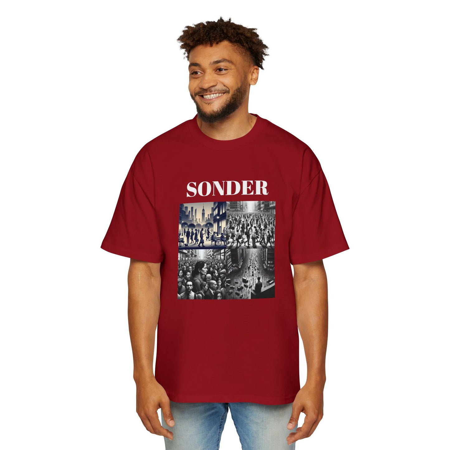 Men's Heavy Oversized Tee "Sonder"