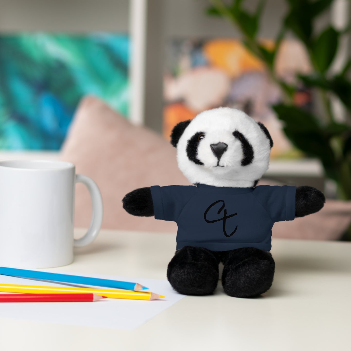 Stuffed Animals with "City Threads" tee