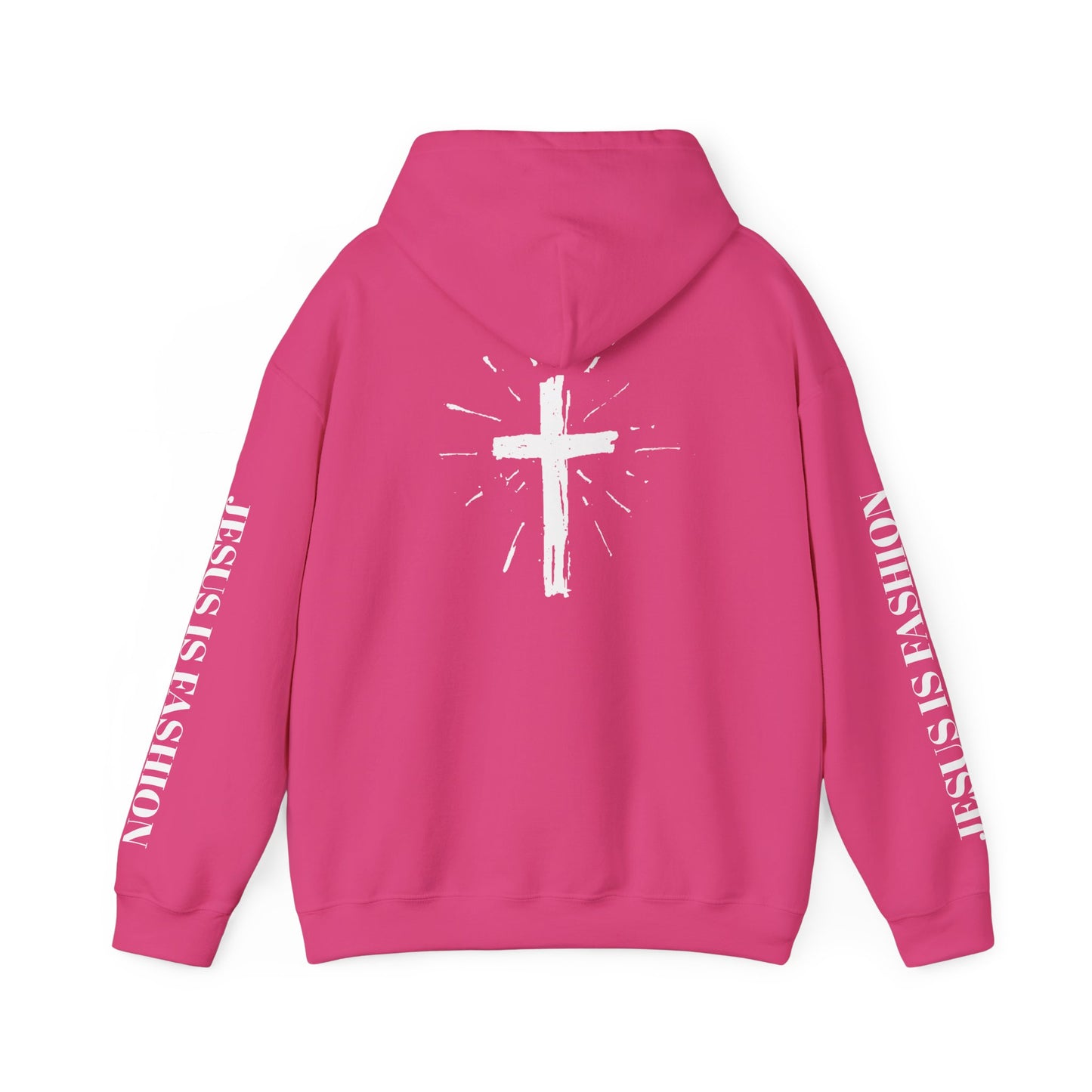 Unisex 50% polyester Hoodie "Jesus is Fashion"