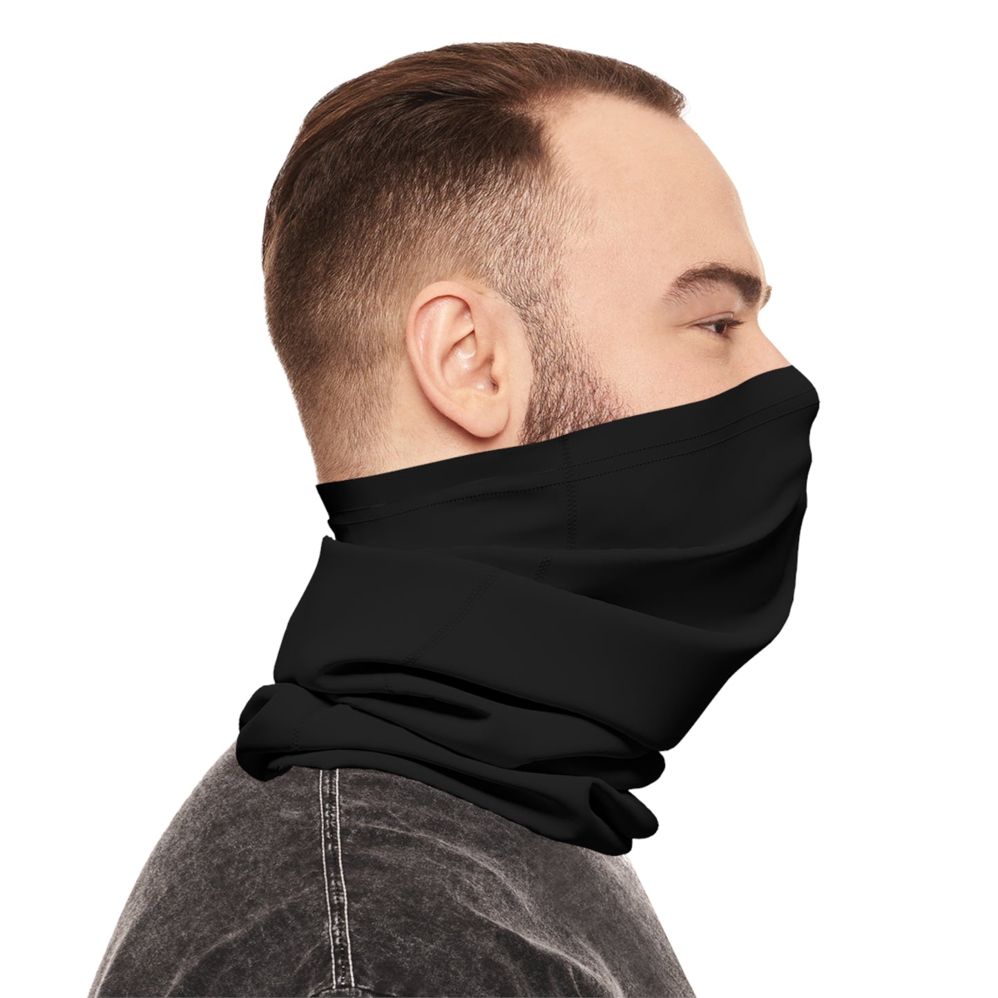 Black "City Threads" Neck Gaiter