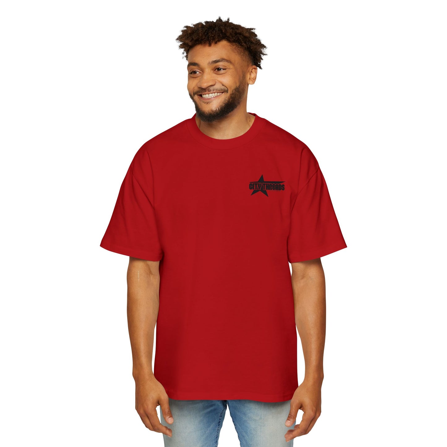 Men's Heavy Oversized Tee - City Threads