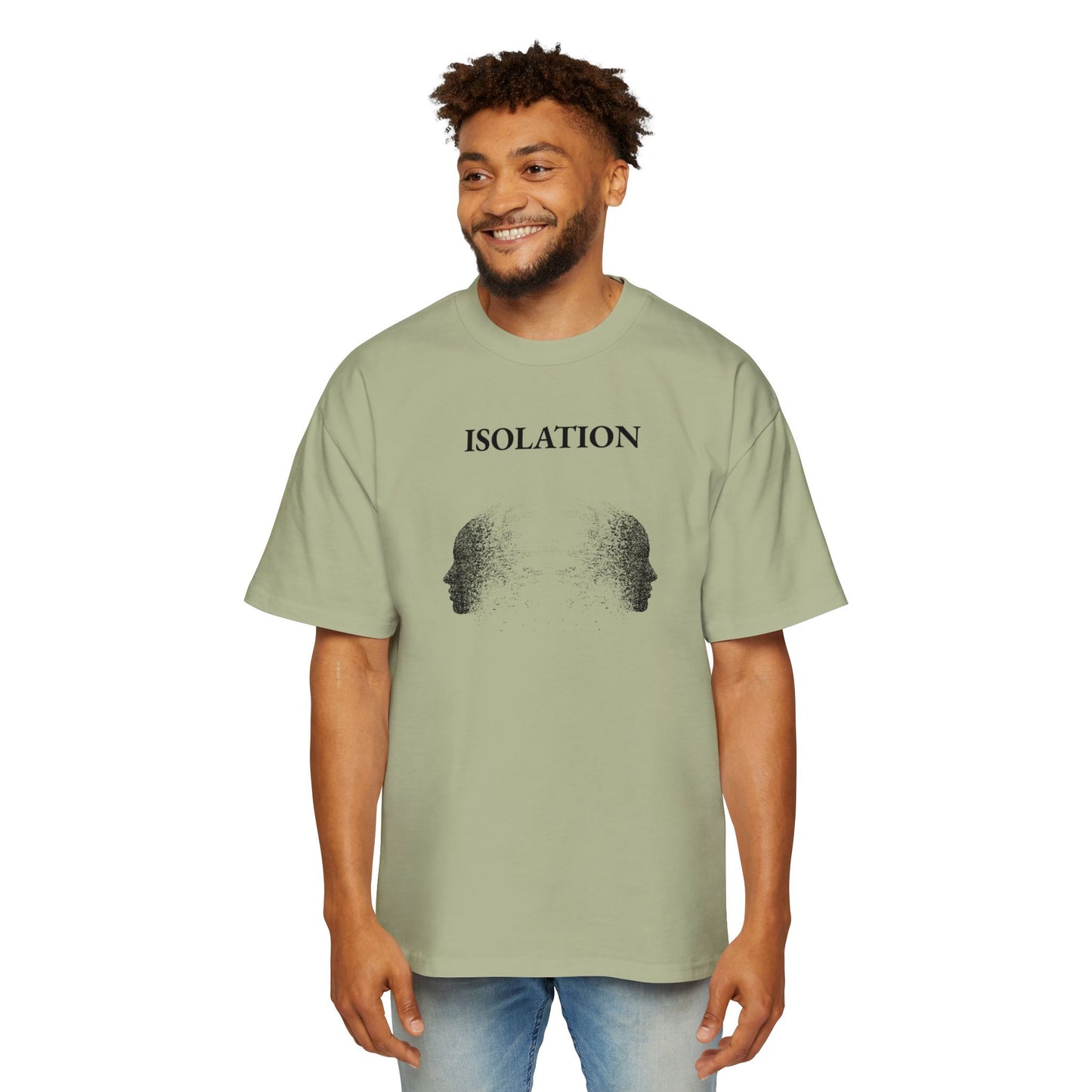 Men's Heavy Oversized Tee "Isolation"