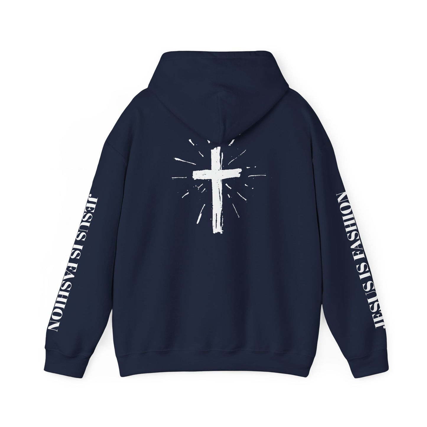 Unisex 50% polyester Hoodie "Jesus is Fashion"