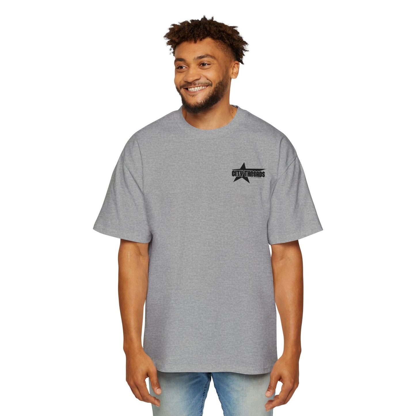 Men's Heavy Oversized Tee - City Threads