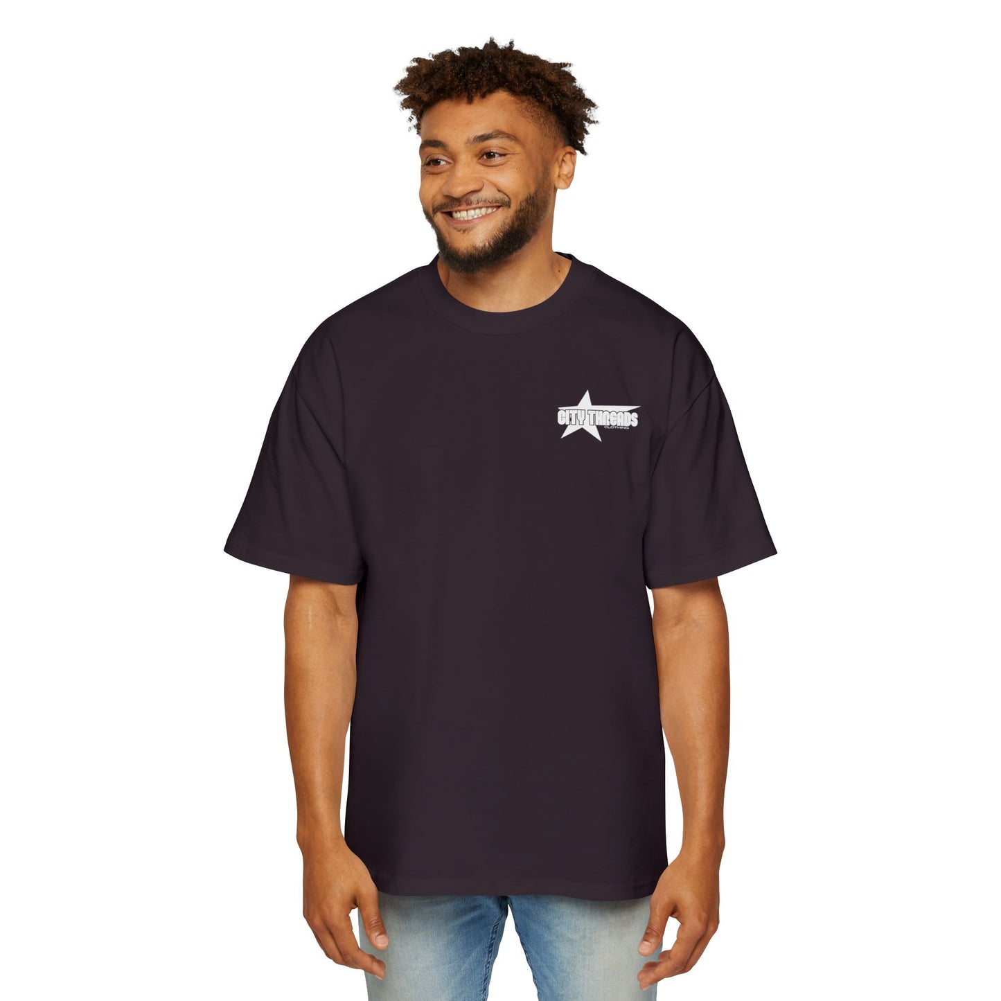 Men's Heavy Oversized Tee - City Threads