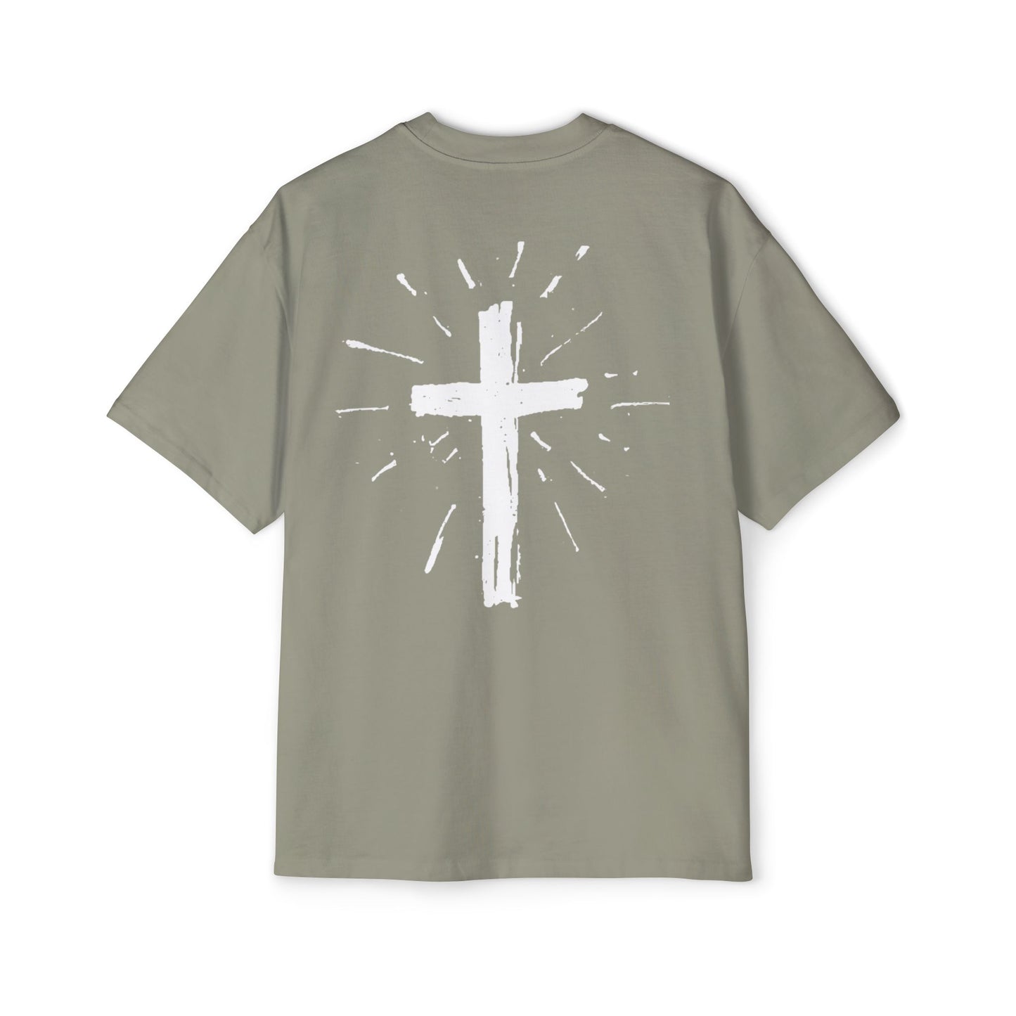 Men's Heavy Oversized Tee "Jesus is Fashion"